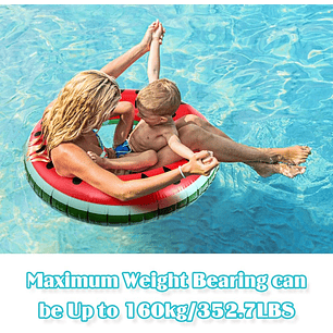 Flotador Inflable Redondo 120cm Sandia Infantil Para Piscinas