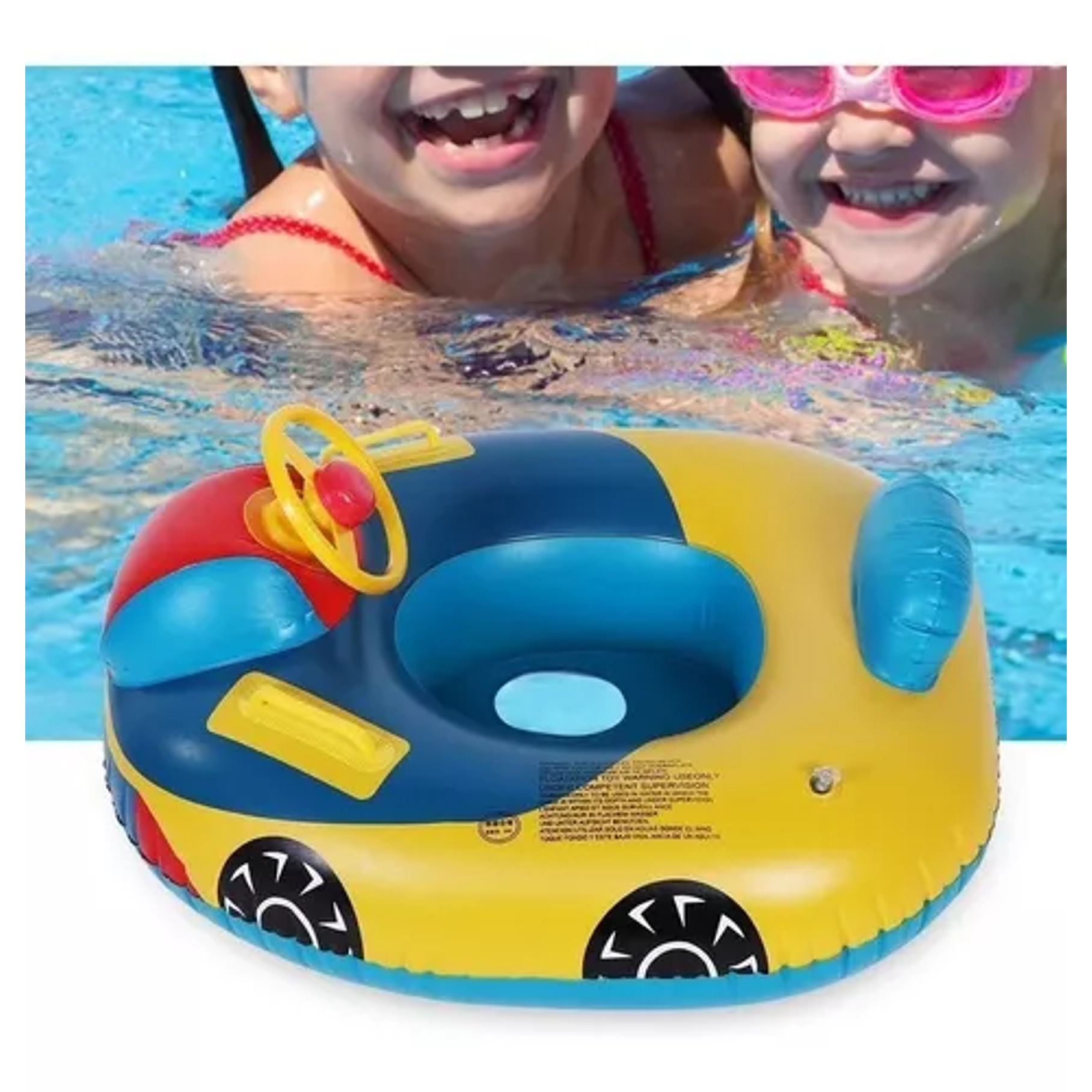 Flotador Para Bebe Flotador Piscina Flotador Inflable Auto 5