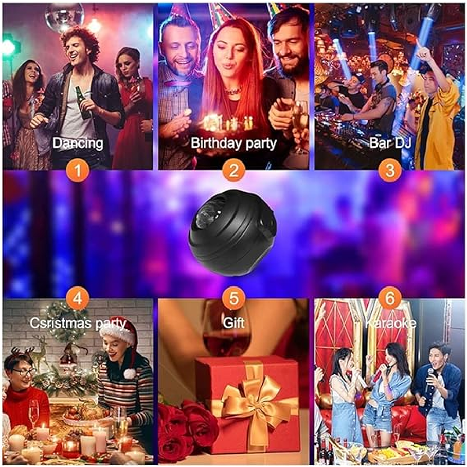 Proyector Galaxia Estrellas 5 planetas Distintos + Parlante 2