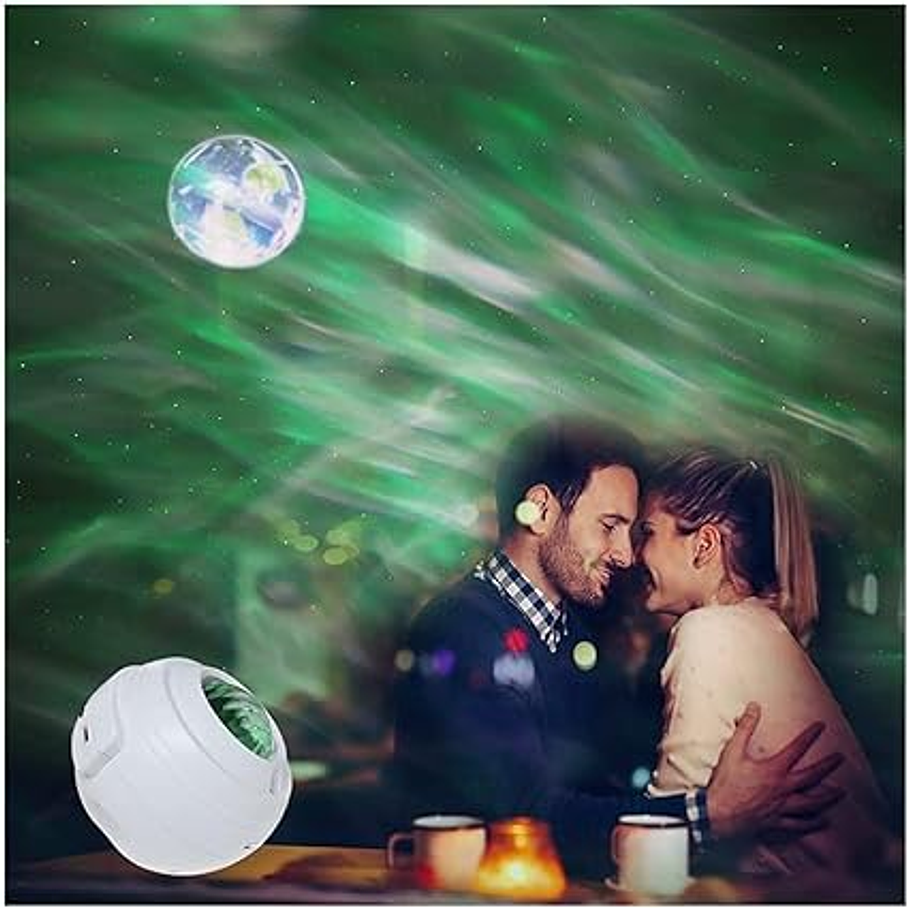 Proyector Galaxia Estrellas 5 planetas Distintos + Parlante 6