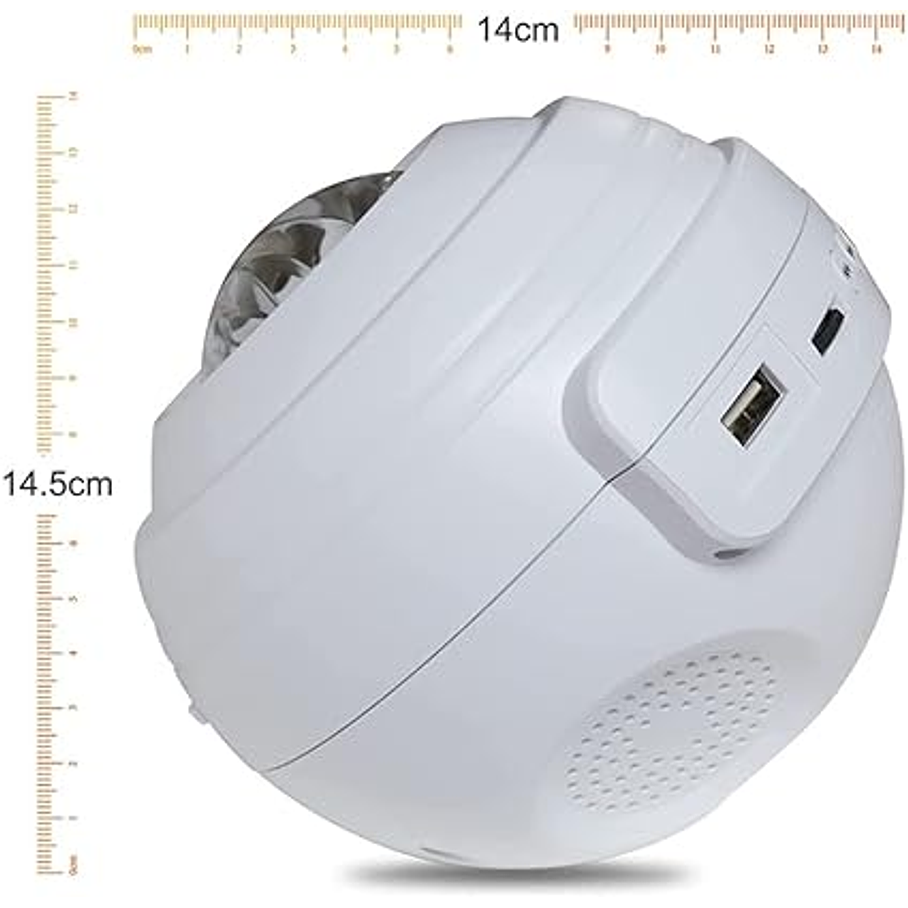 Proyector Galaxia Estrellas 5 planetas Distintos + Parlante 8