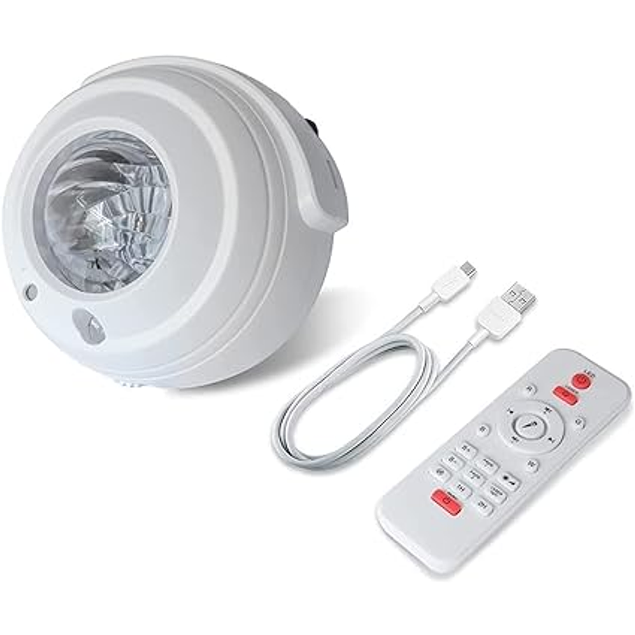 Proyector Galaxia Estrellas 5 planetas Distintos + Parlante 9