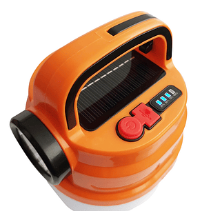 Lampara Led Emergencia Portátil Recargable Solar o USB