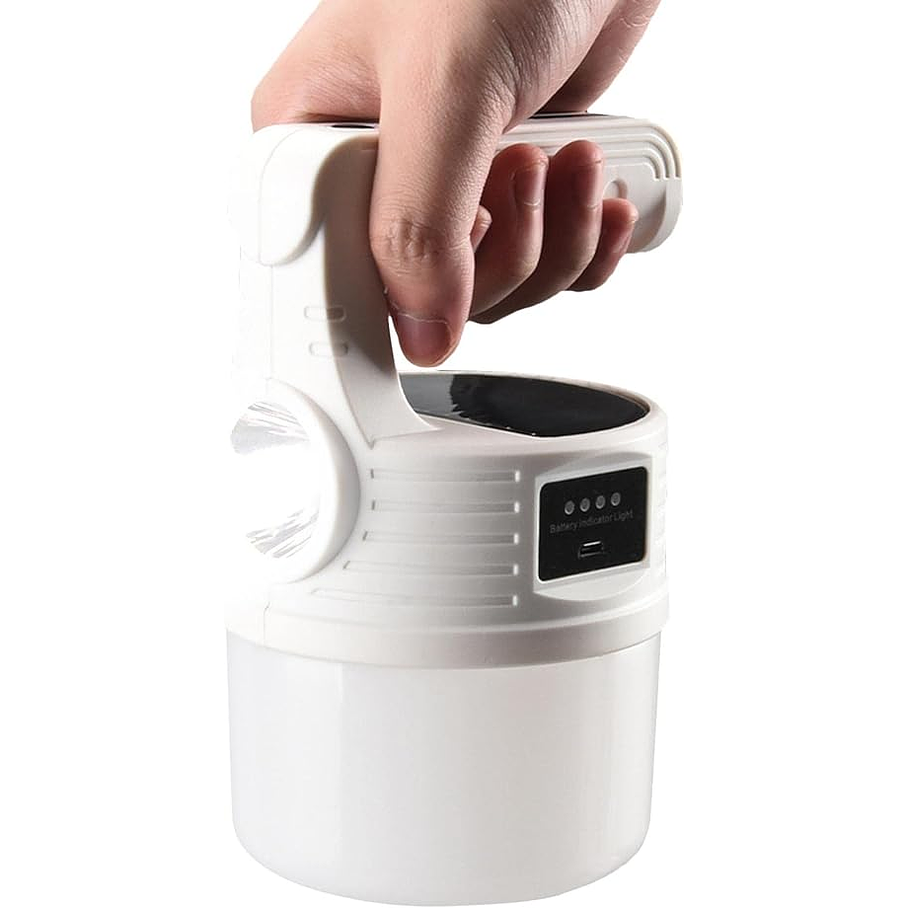 Lámpara Linterna Led Solar Recargable Camping Emergencia 1