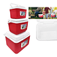 Pack de Cooler Nevera Portatil Con Aislador Multiusos  - Miniatura 1