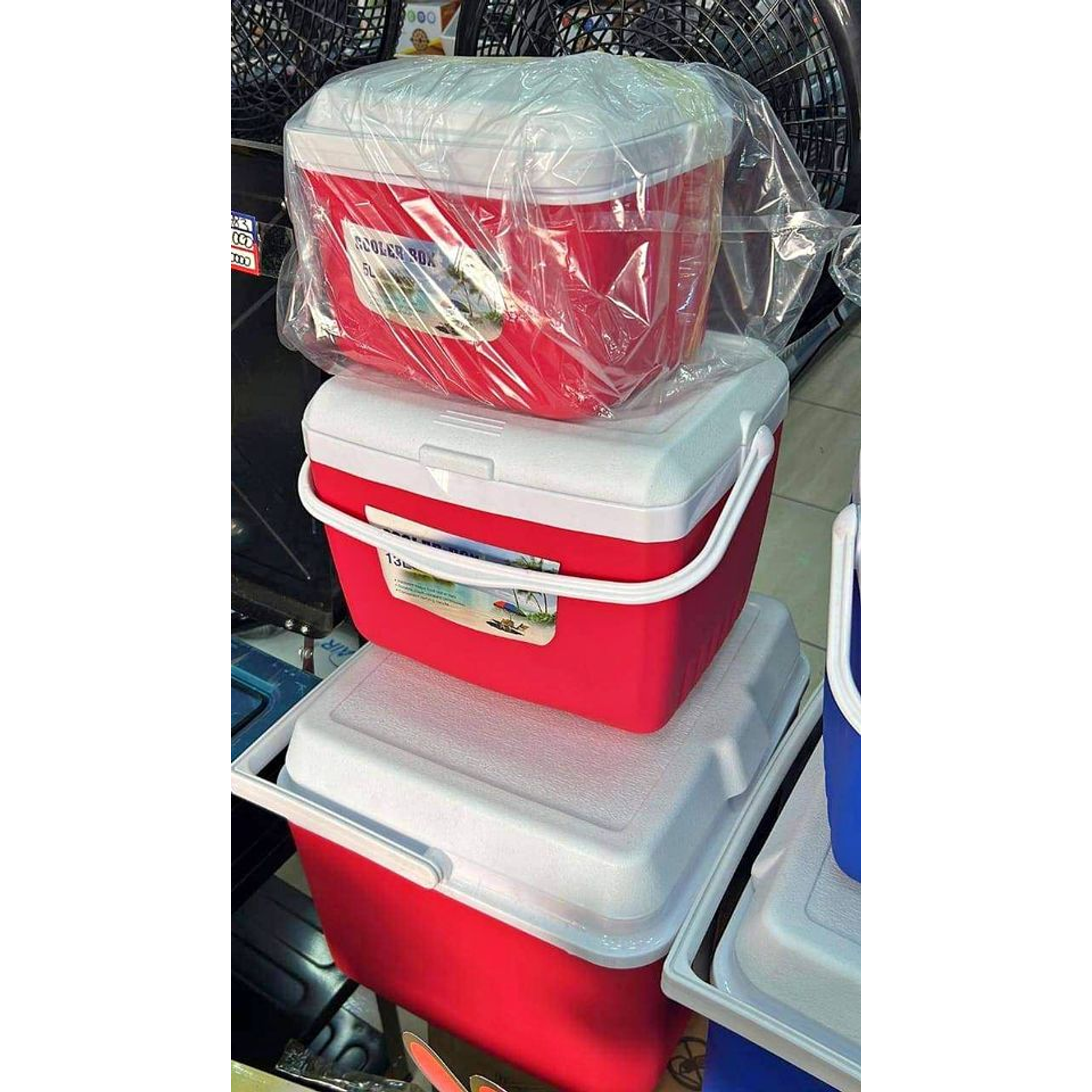 Pack de Cooler Nevera Portatil Con Aislador Multiusos  4