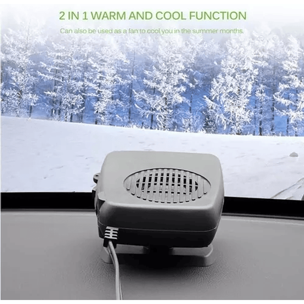 Calefactor Para Auto 200w Conexión Encendedor, 12v Invierno