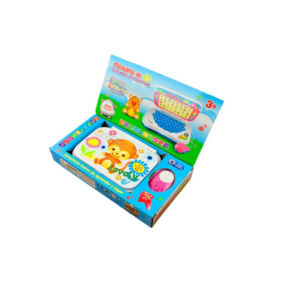 Mini Computador Infantil Didáctico Enseñanza Juegos Diseños 1