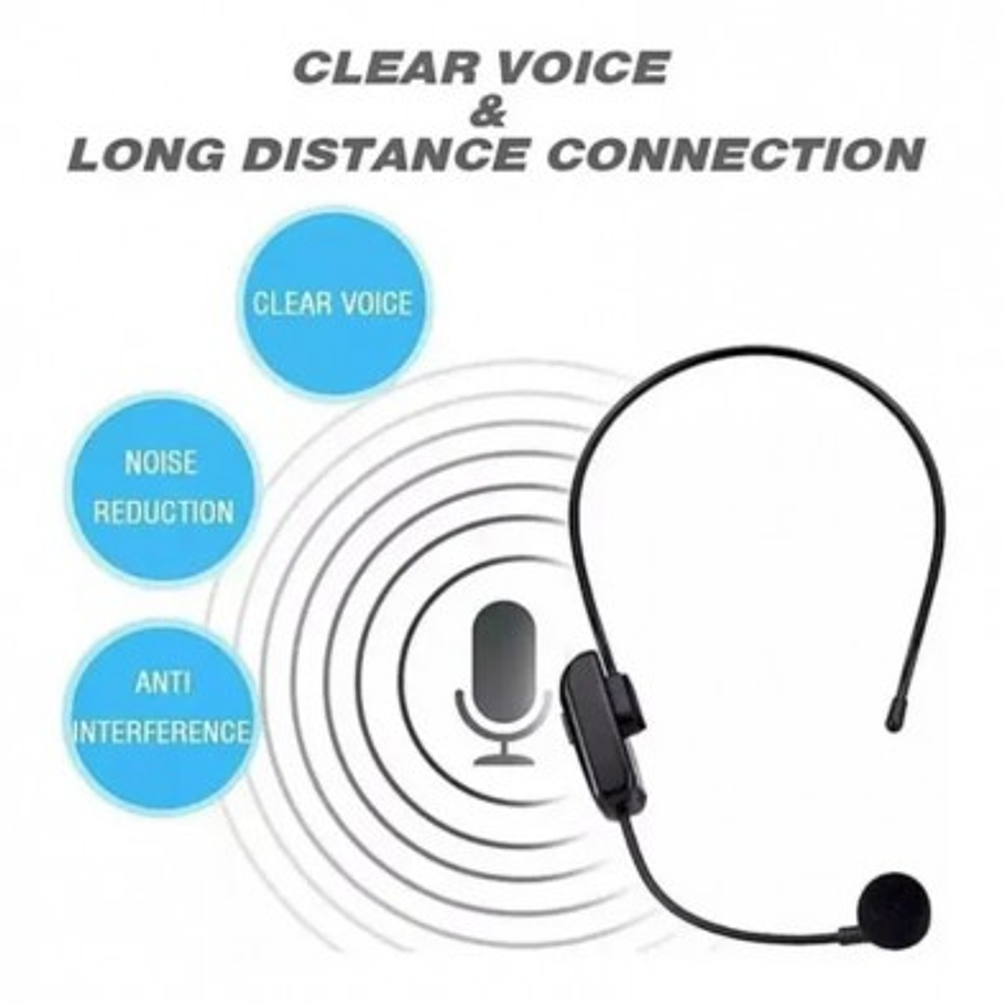 Microfono Inhalambrico De Cintillo Bluetooth 5.0 2