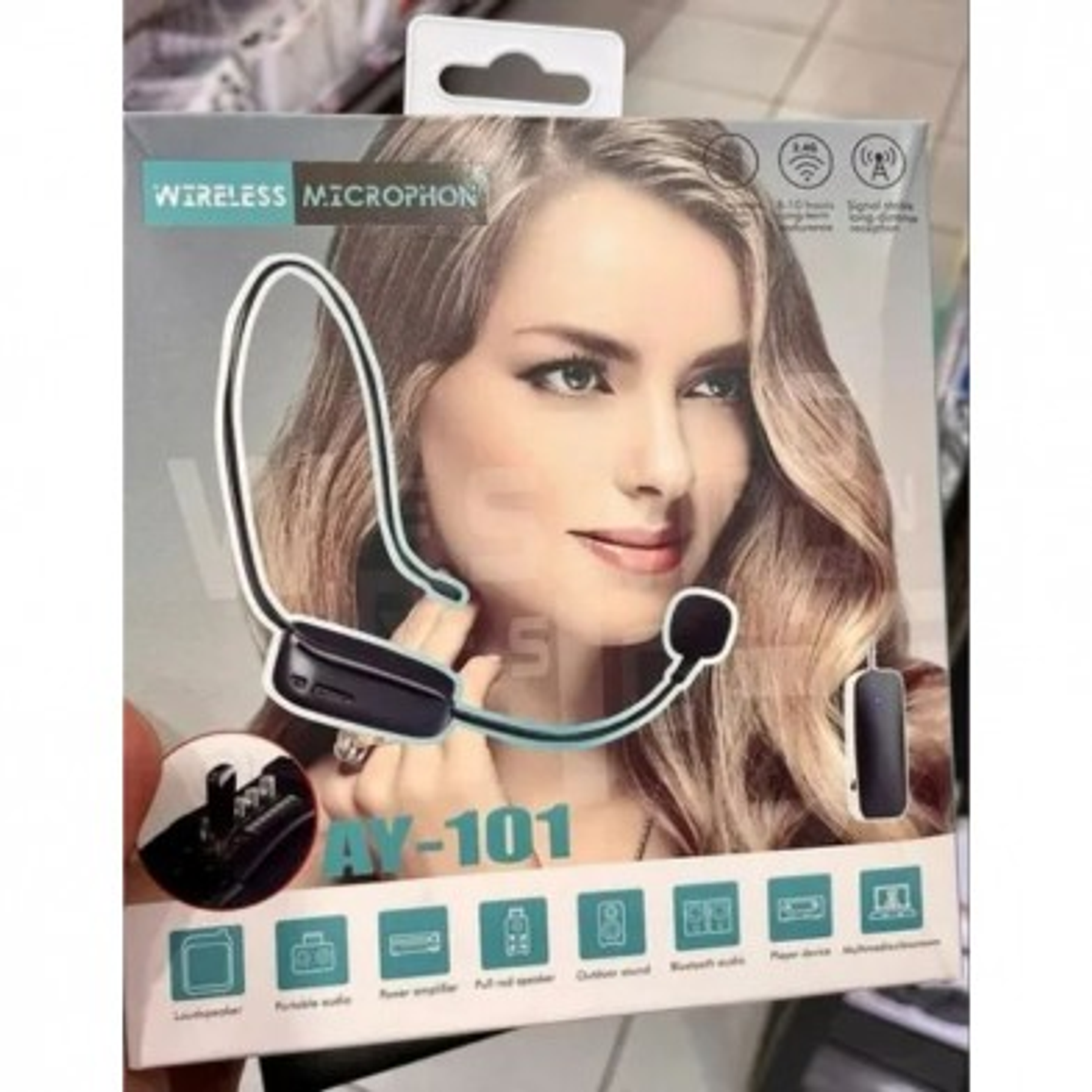 Microfono Inhalambrico De Cintillo Bluetooth 5.0 3