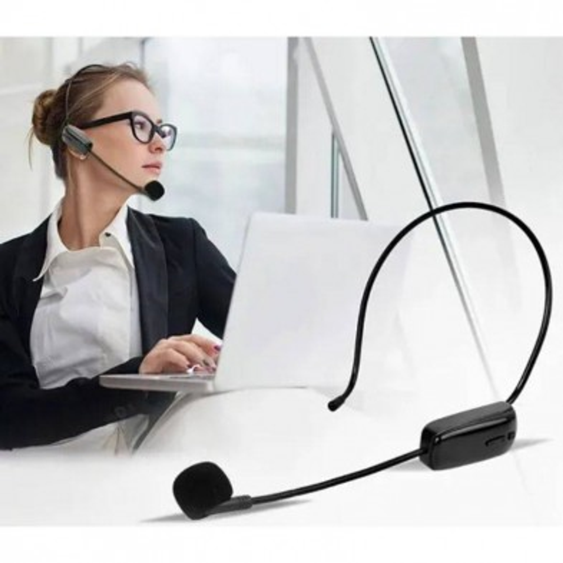 Microfono Inhalambrico De Cintillo Bluetooth 5.0 4