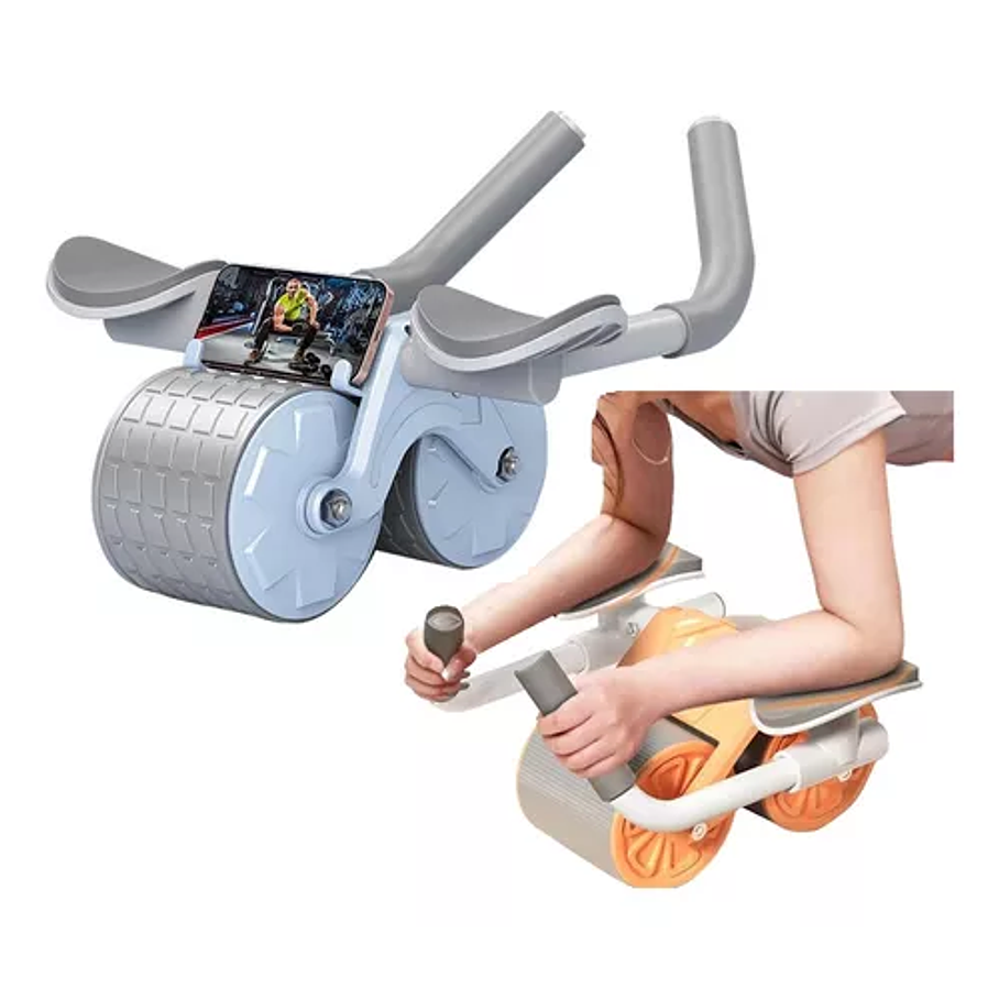 Máquina Para Ejercicios Abdominales 2 En 1 Fitness Rodillo 1