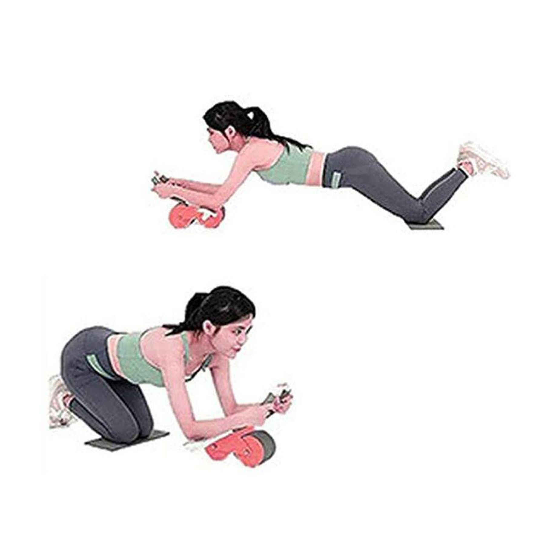 Rodillo Abdominal Con Rebote Automático 2