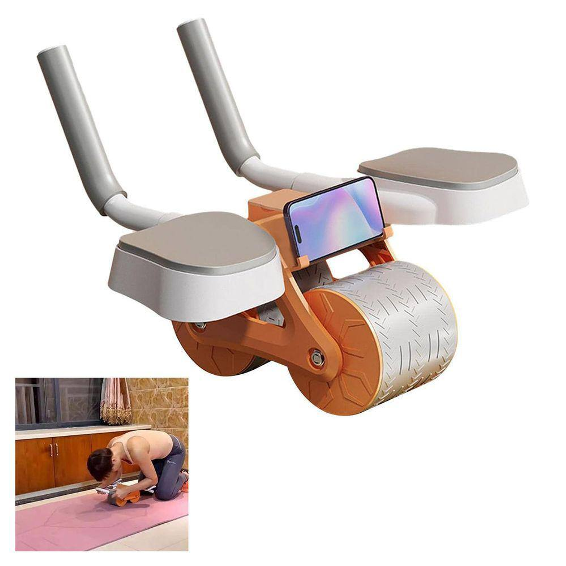 Rodillo Abdominal Con Rebote Automático 3