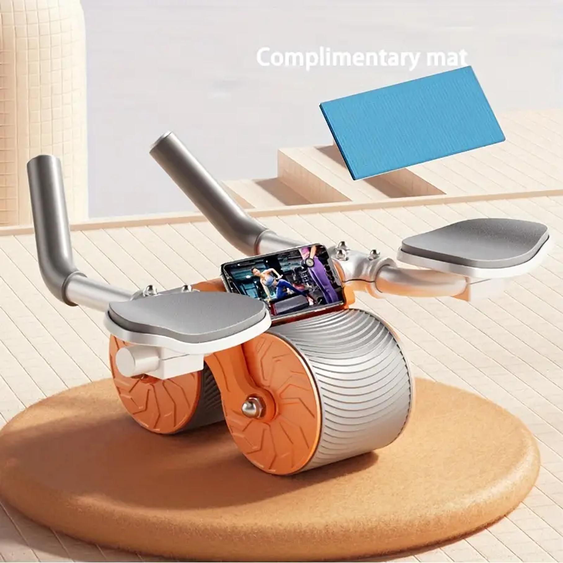 Rodillo Abdominal Con Rebote Automático 4