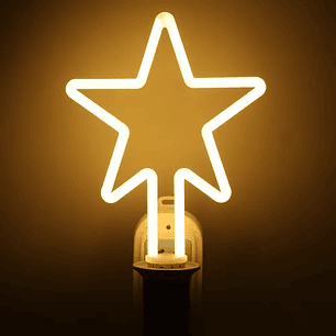 Lámpara Led Decorativa Estrella 8 W, 5 Puntas