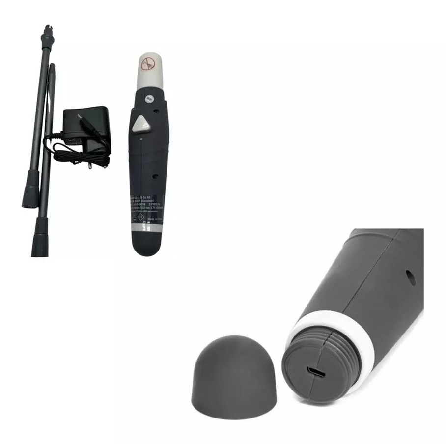 Cepillo Plumero De Plumas Giratorio Retractil Electrico 360° 5