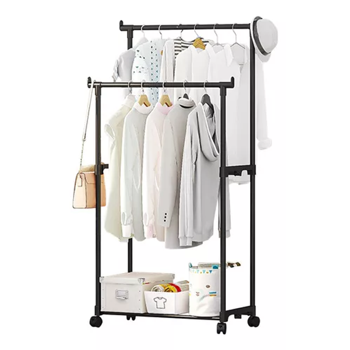 Rack Perchero Colgante Perchero Colgador Exhibidor De Ropa Con