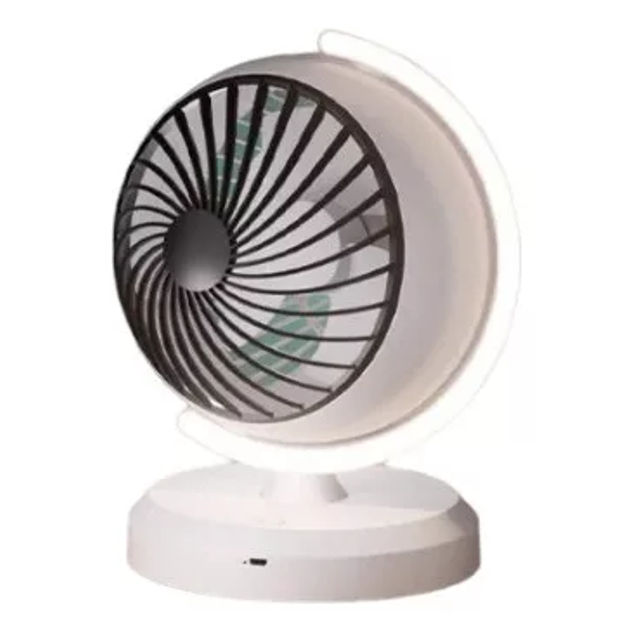 Ventilador De Mesa Lámpara Aire Fresco En Forma De Globo Usb 2