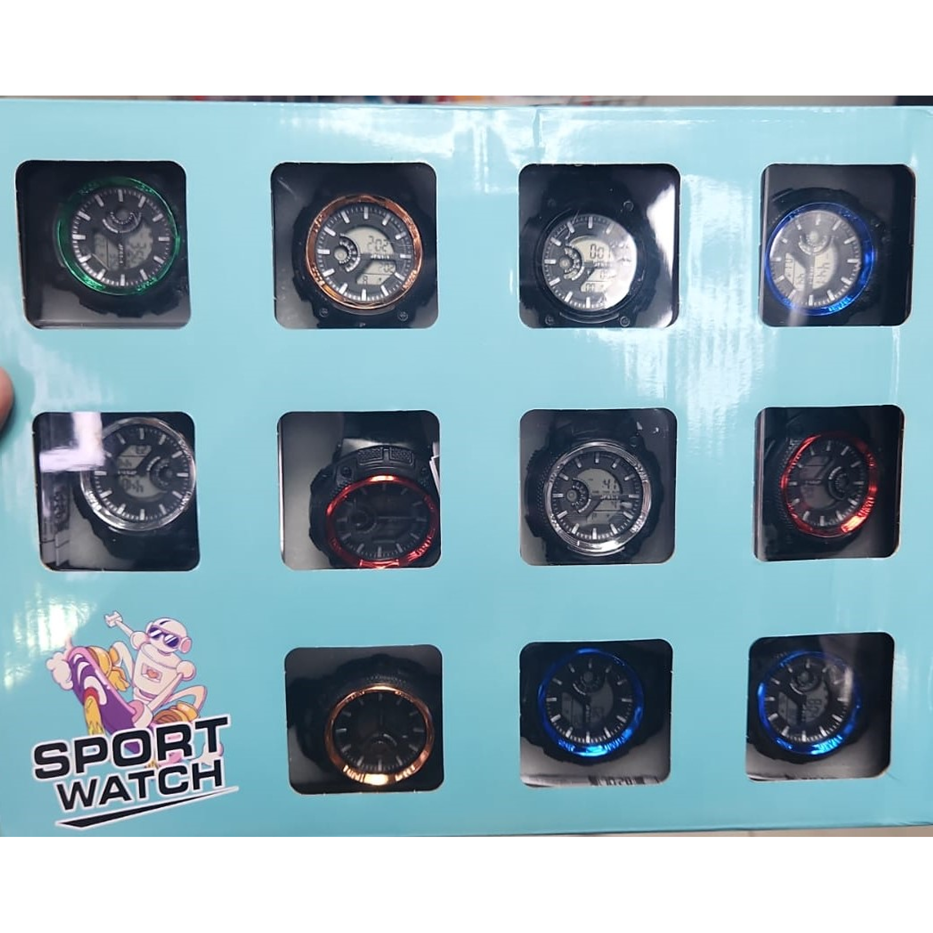 Reloj Contra el Agua, Luces con Alarma Para Dama y Cabellero 4