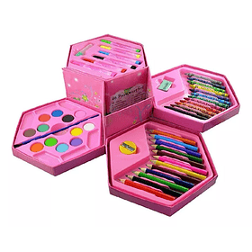 Set De Arte Para Colorear 46 Piezas Para Niños Y Niñas