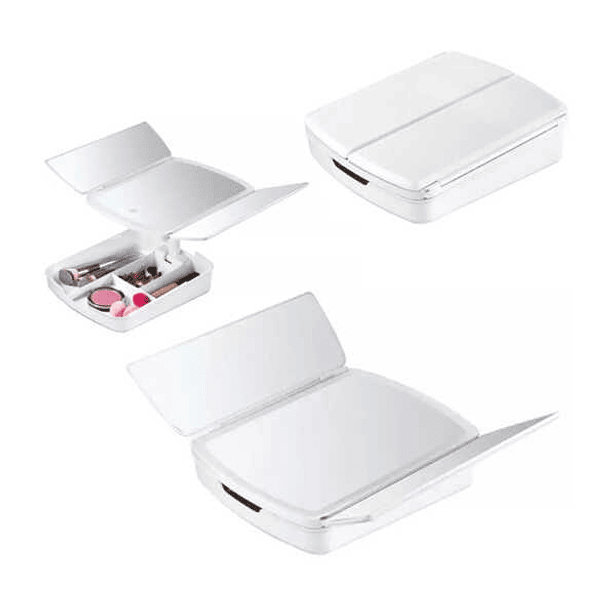 Espejo Pleglable con Luces 4 Compartimentos  1