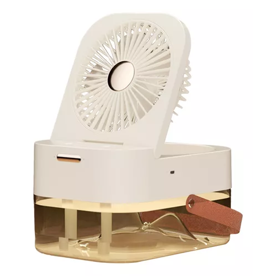 Mini Ventilador Enfriador De Aire Luces Led Usb 1