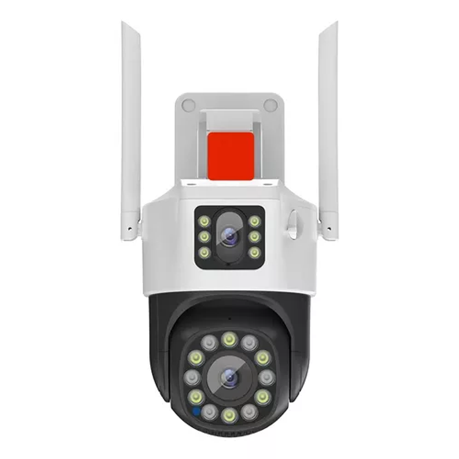 Camara Dual Vision Domo Ip Wifi + Baliza Roja - App Yoosee 3