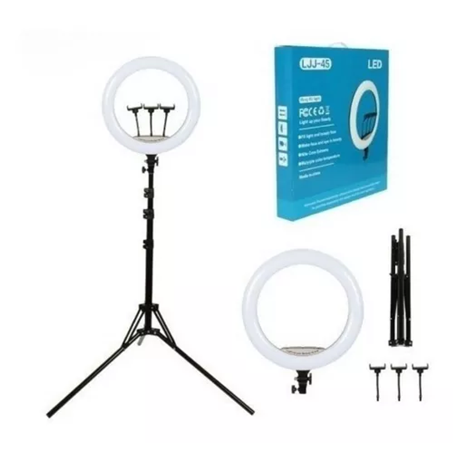 Aro De Luz Profesional 45cm  + Tripode 1.9 Metros 1