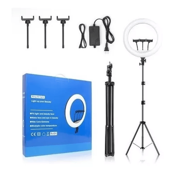 Aro De Luz Profesional 45cm  + Tripode 1.9 Metros 6