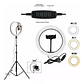 Aro Led 14 (36cm) + Trípode 2,1 M Con 3 Soporte De Celular - Miniatura 2