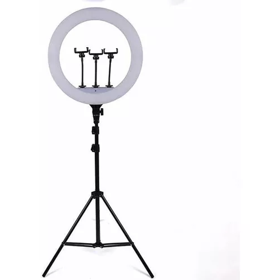 Aro Led 14 (36cm) + Trípode 2,1 M Con 3 Soporte De Celular 3