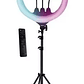 Aro Luz Led Multicolor 45cm + Control + Trípode Rgb + Blanca - Miniatura 3
