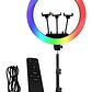 Aro Luz Led Multicolor 45cm + Control + Trípode Rgb + Blanca - Miniatura 5