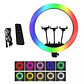 Aro Luz Led Multicolor 45cm + Control + Trípode Rgb + Blanca - Miniatura 1