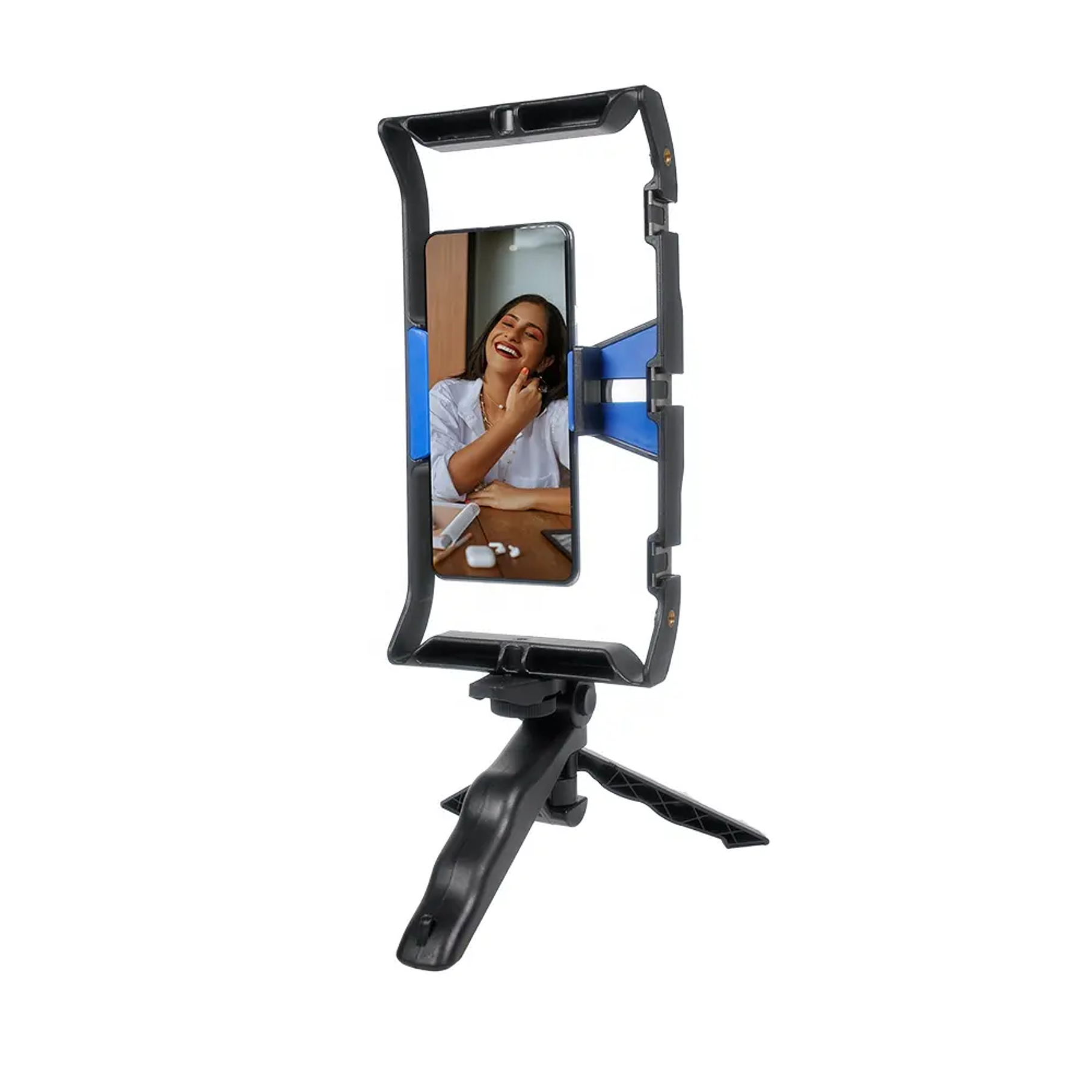 Kit De Grabacion Estabilizador Doble Luz Led Micrófono  3