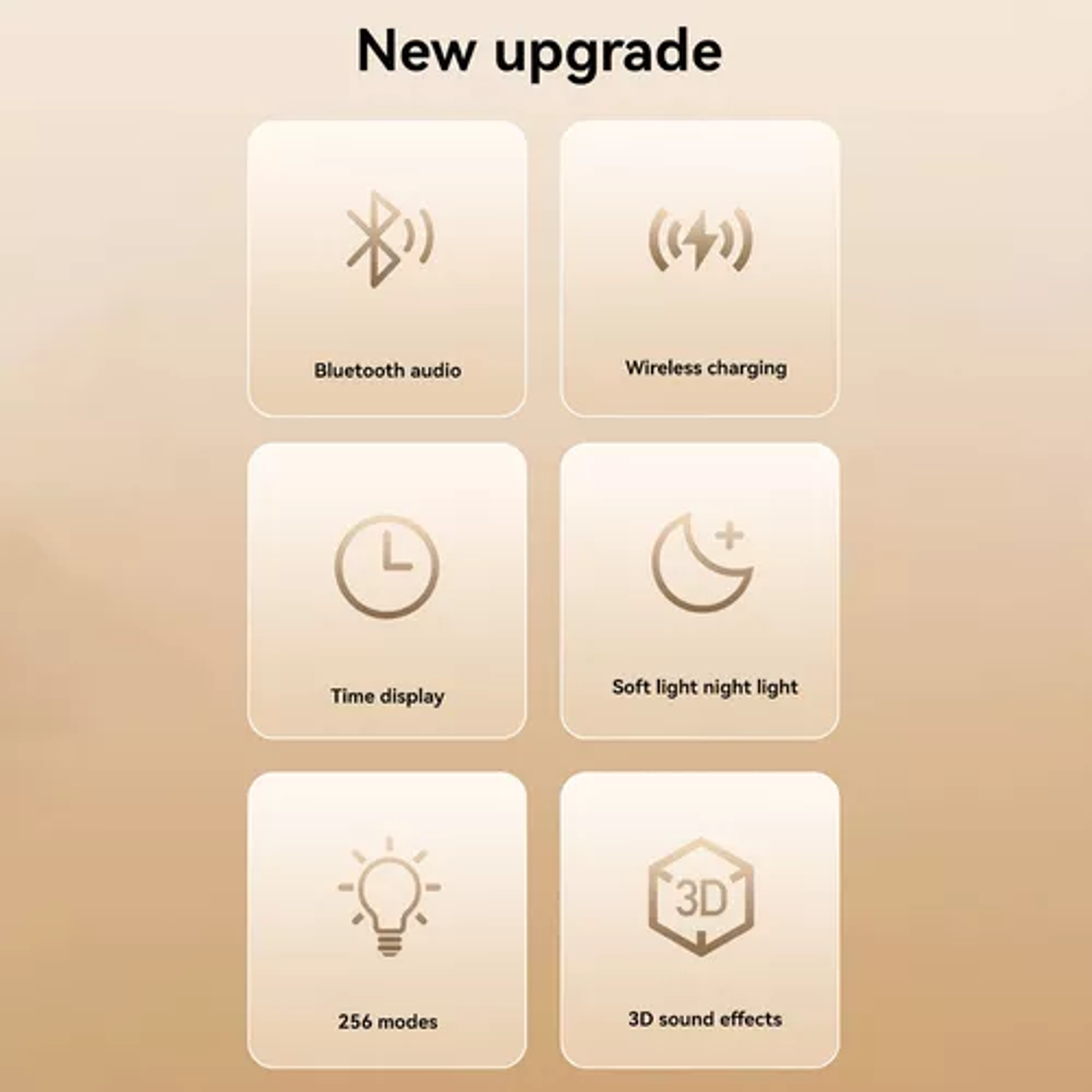 Altavoz Bluetooth Big G Luz Nocturna Pequeña Multifuncional 4