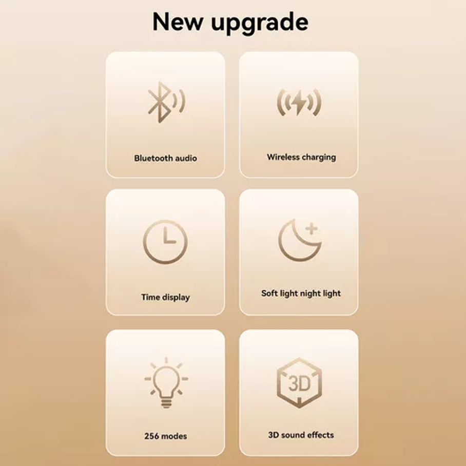 Altavoz Bluetooth Big G Luz Nocturna Pequeña Multifuncional 4