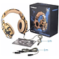 Audífonos Gamer Yinsan Pro Micrófono Camuflaje Videojuegos - Miniatura 3