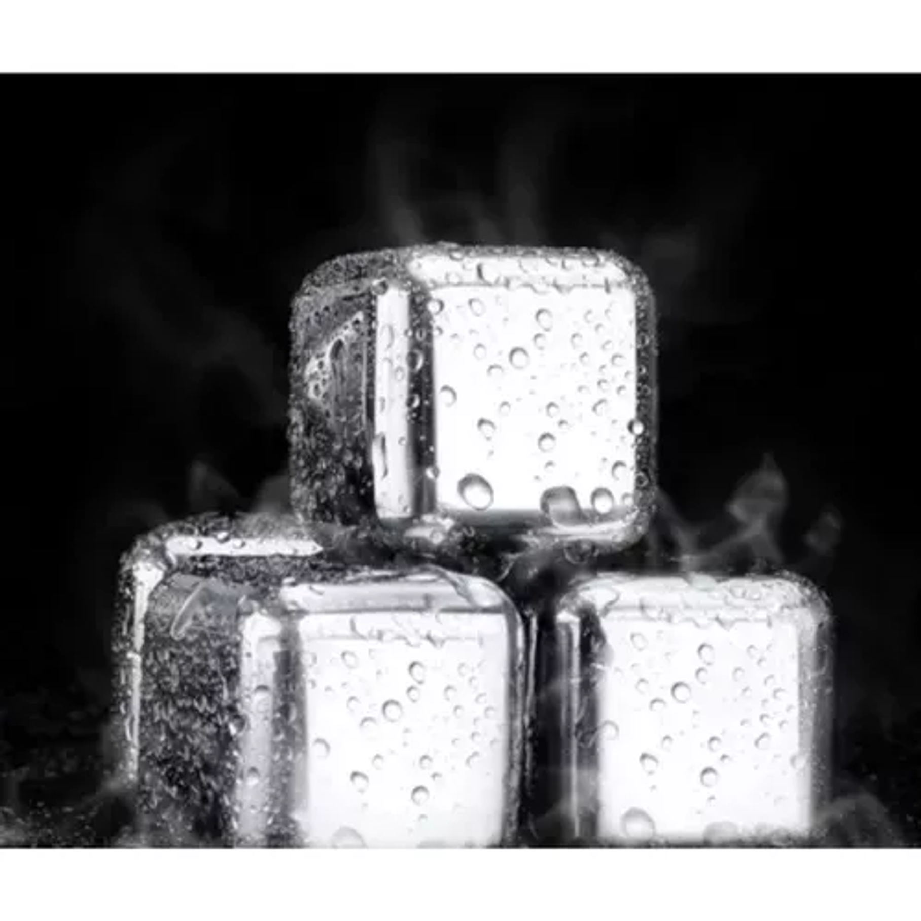 4 Cubitos De Hielo De Acero  Reutilizables 2.5 Cms 2