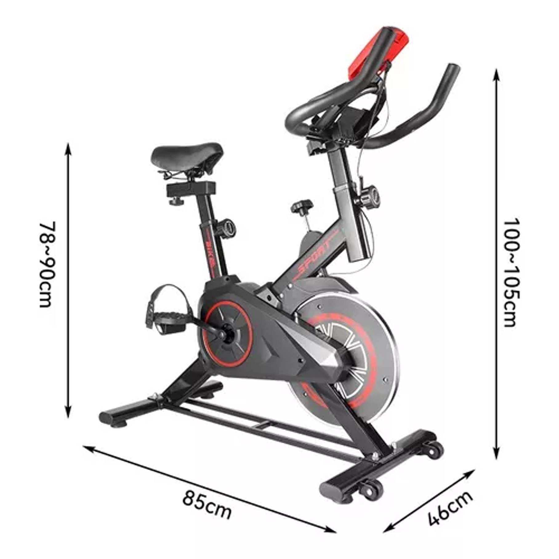Bicicleta De Spinning Estática Profesional Ejercicio 3