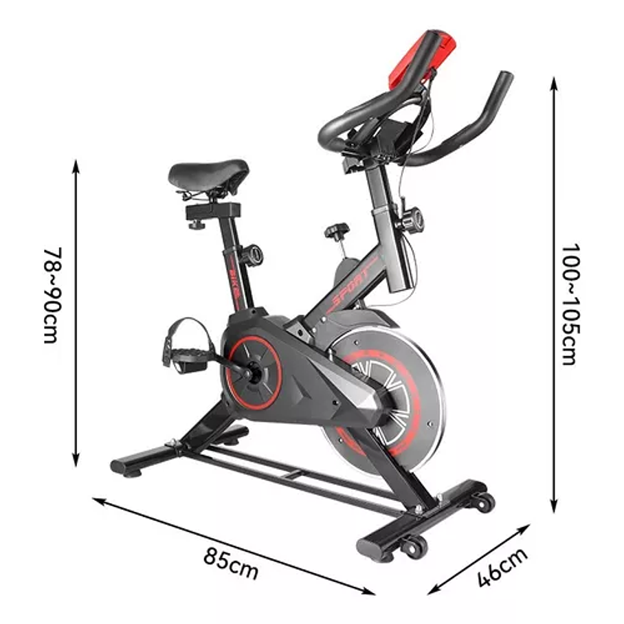 Bicicleta De Spinning Estática Profesional Ejercicio 3