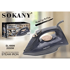 Plancha A Vapor Sokany Sl-6699 Color Gris Oscuro 3