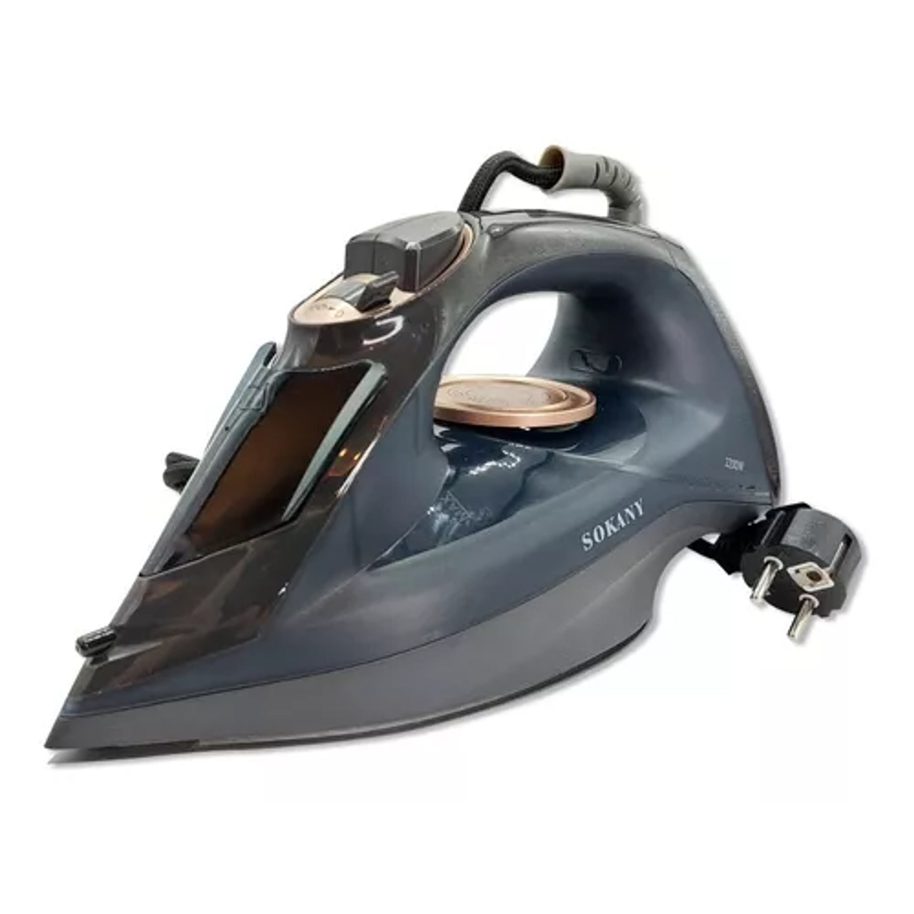 Plancha A Vapor Sokany Sl-6699 Color Gris Oscuro 1