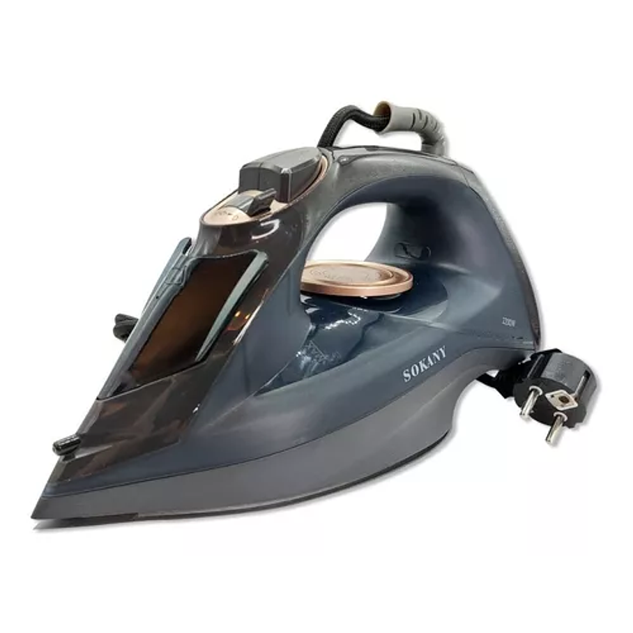 Plancha A Vapor Sokany Sl-6699 Color Gris Oscuro 1