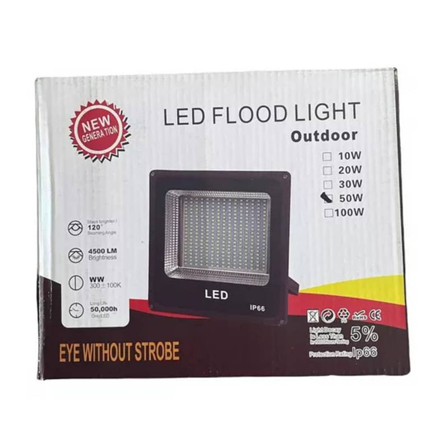 Luz Foco Proyector Led 100w Exterior Resistente al Agua 2