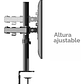 Soporte Doble Brazo Para 1 O 2 Monitores 10-32 Pulgadas - Miniatura 3