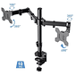 Soporte Doble Brazo Para 1 O 2 Monitores 10-32 Pulgadas - Miniatura 5