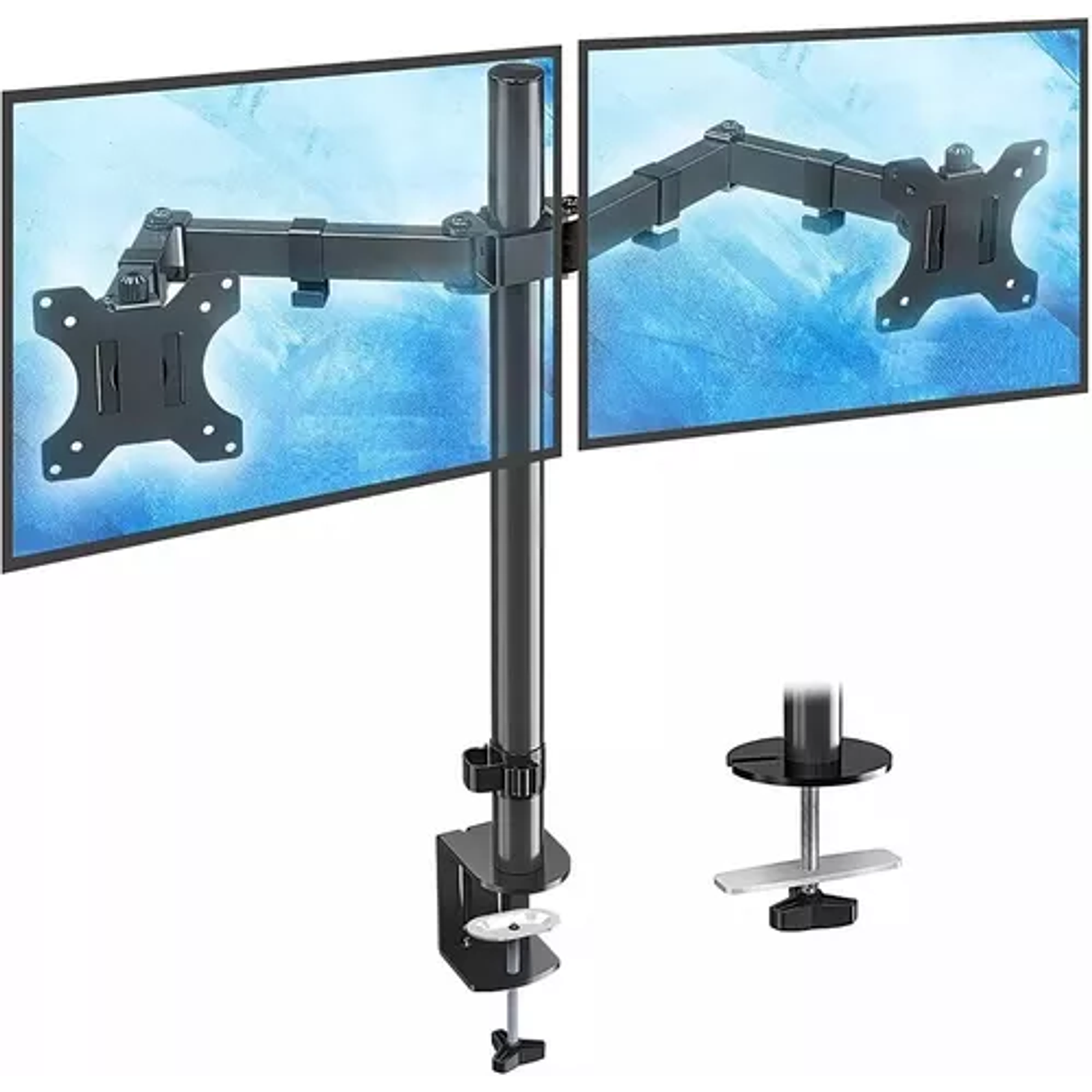 Soporte Doble Brazo Para 1 O 2 Monitores 10-32 Pulgadas 1