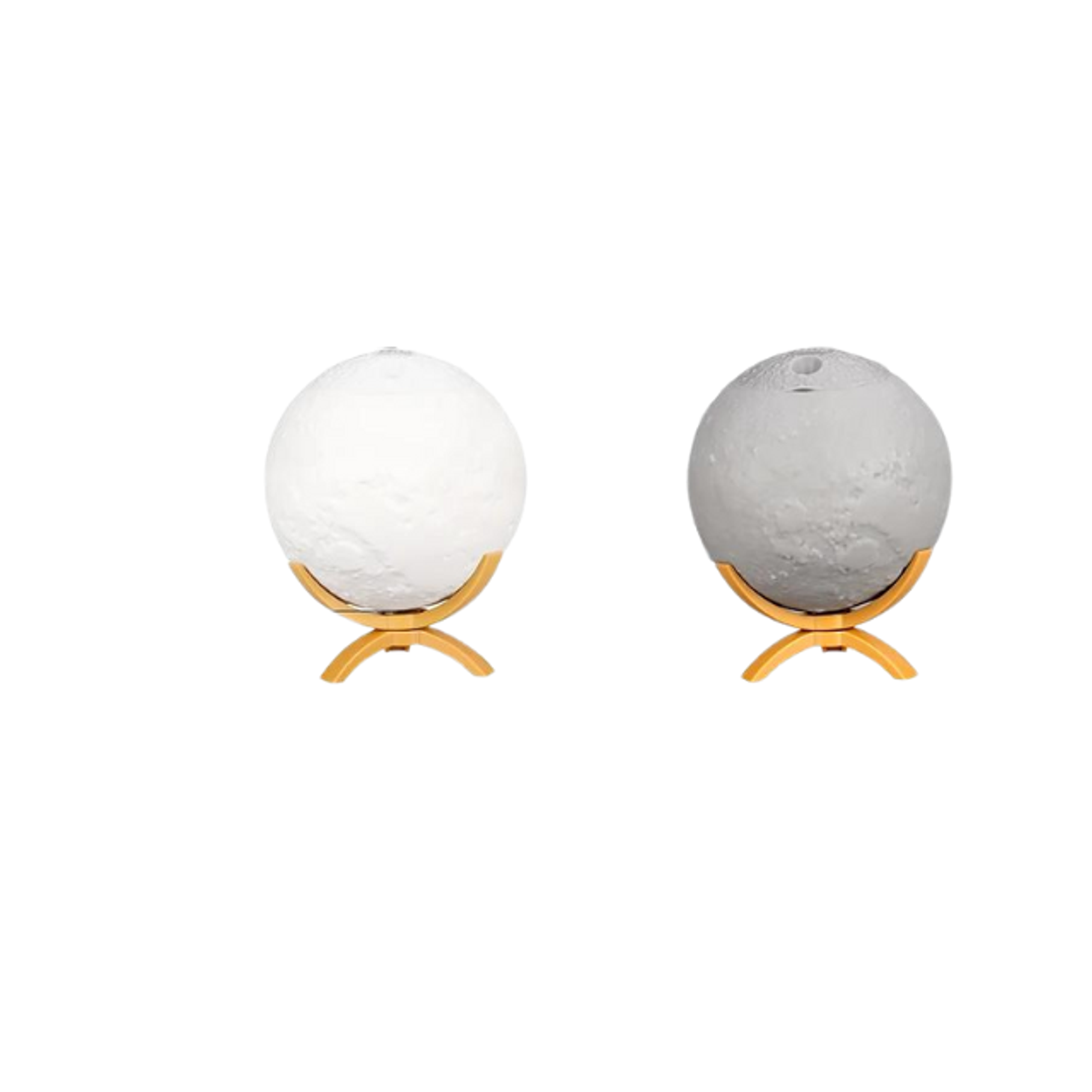 Lámpara Luna Escritorio 3D + USB Recargable 16cm 1